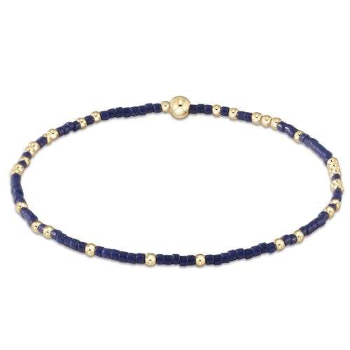 Hand-beaded Hope Unwritten bracelet with mixed seed beads in various colors on high-performance elastic.