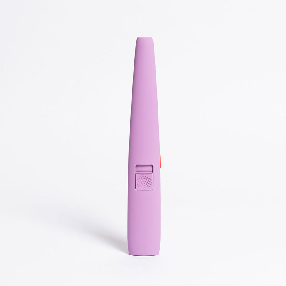 Black ABS Motli lighter with multi-light battery indicator and child safety switch.