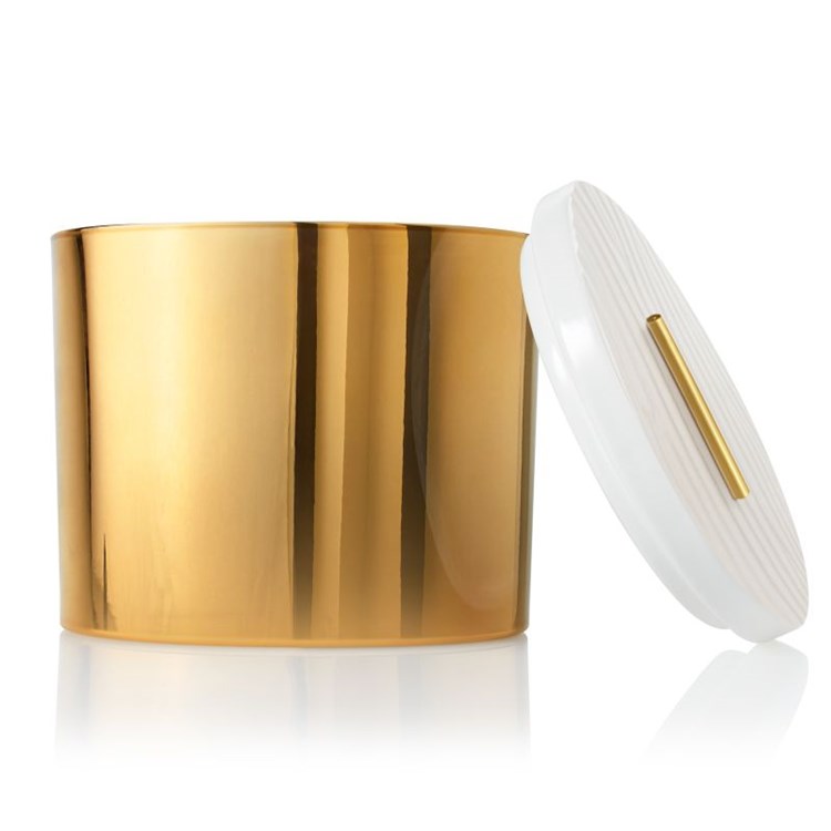 Frasier Fir Poured Candle 3-Wick Gold