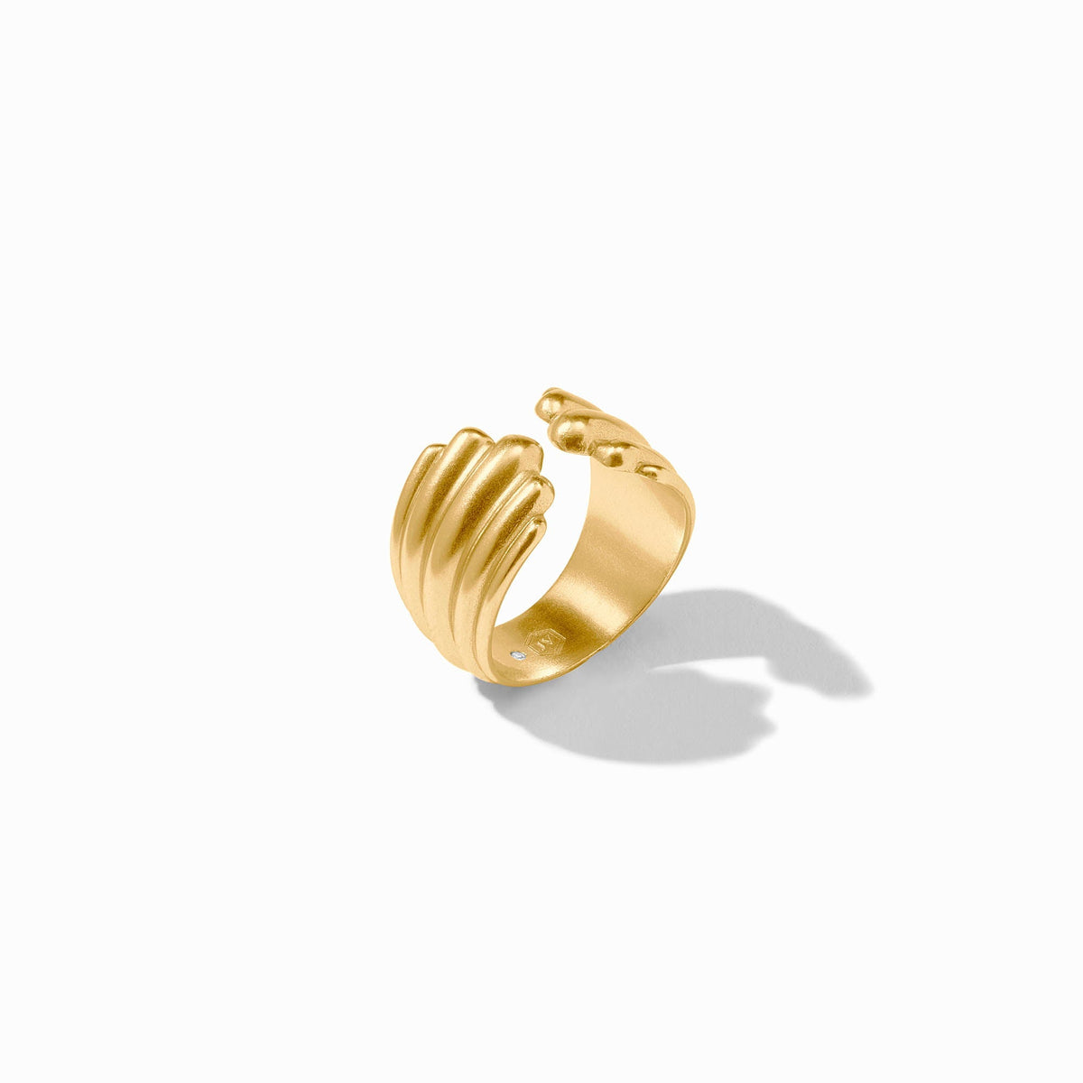 Portofino ring in silver-tone metal with a smooth band.