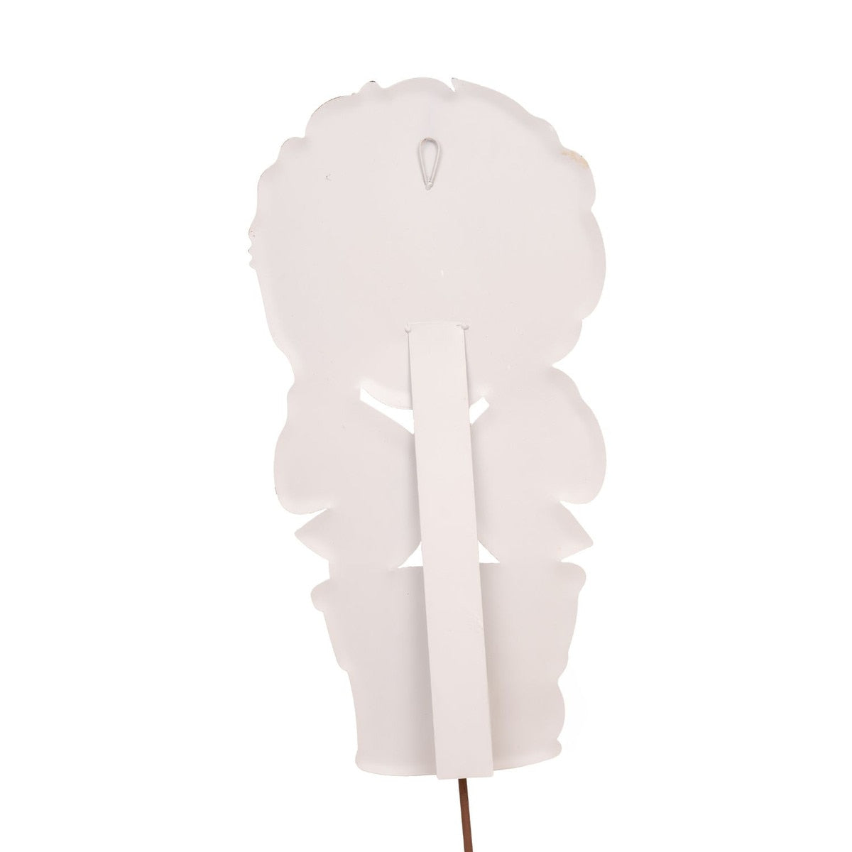 Beck's Vintage Topiary stake in dark green with a classic topiary silhouette and natural wood finish.