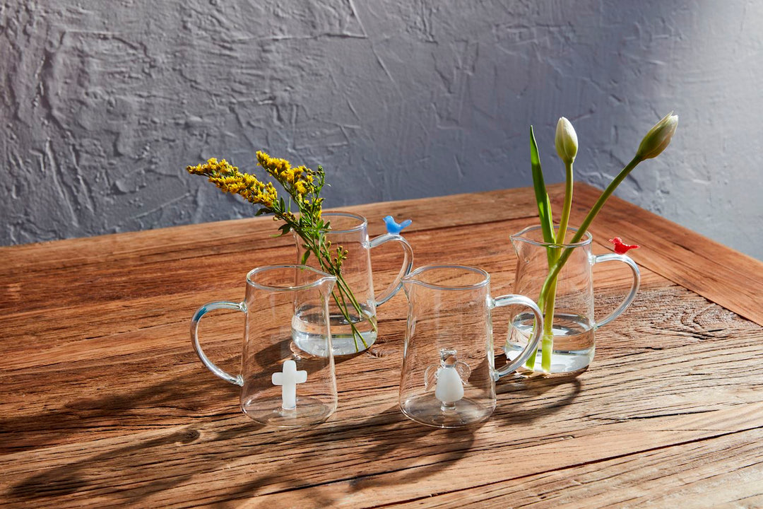 Glass Figurine Bud Vase