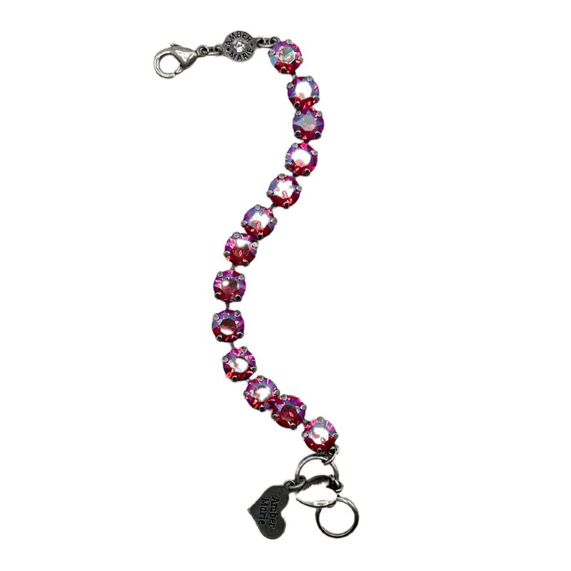Classic Santa Barbara bracelet featuring a sleek silver-tone chain with an adjustable clasp.