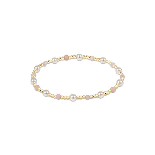 Pearl Sincerity Pattern 4mm Bead Bracelet