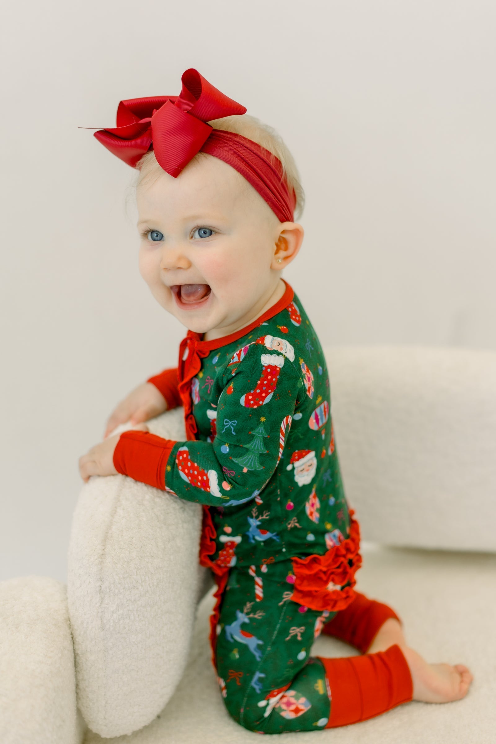 Merry Magic Zippy top in bamboo viscose with spandex blend