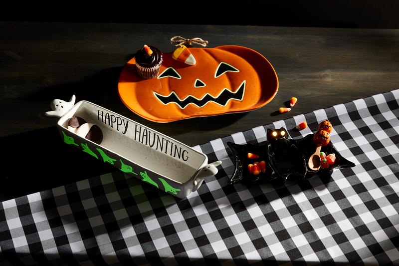 Jack-O-Lantern Glow Platter