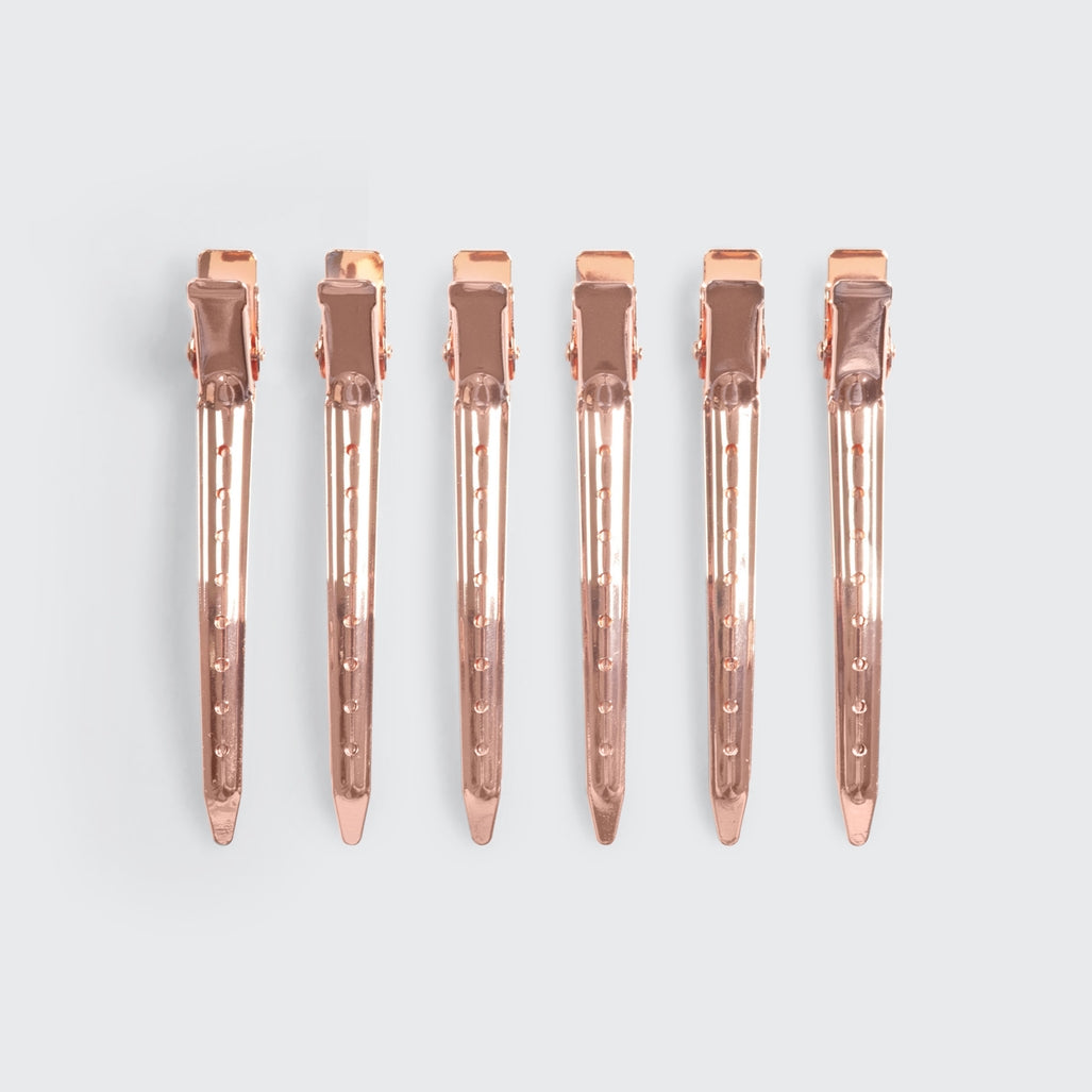 Rose Gold Styling Clips