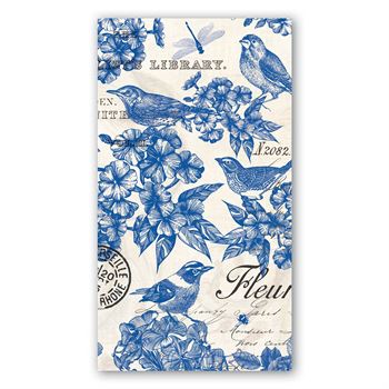 Packaged Hostess Napkins in soft triple-ply paper with a floral pattern.