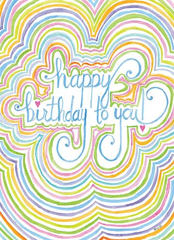 A6 birthday card with matching envelope featuring the text 'You are a blessing' printed in black ink on white paper.