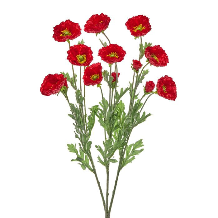 Cosmos Bush X3 20-inch planter with a square silhouette measuring 4 inches wide and deep.