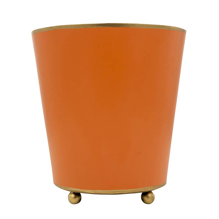 6-inch round matte black cachepot planter with a smooth cylindrical silhouette.