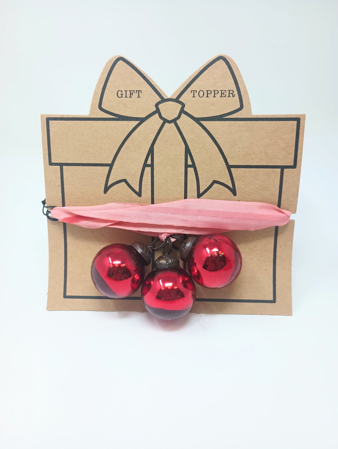 Glass Ornament Gift Topper