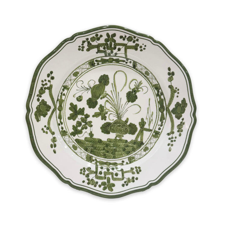 White VIDA Faenza 9-inch square melamine salad plate with subtle textured pattern.