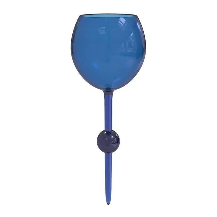 Indigo Original Beach Glass with a sky-inspired gradient pattern