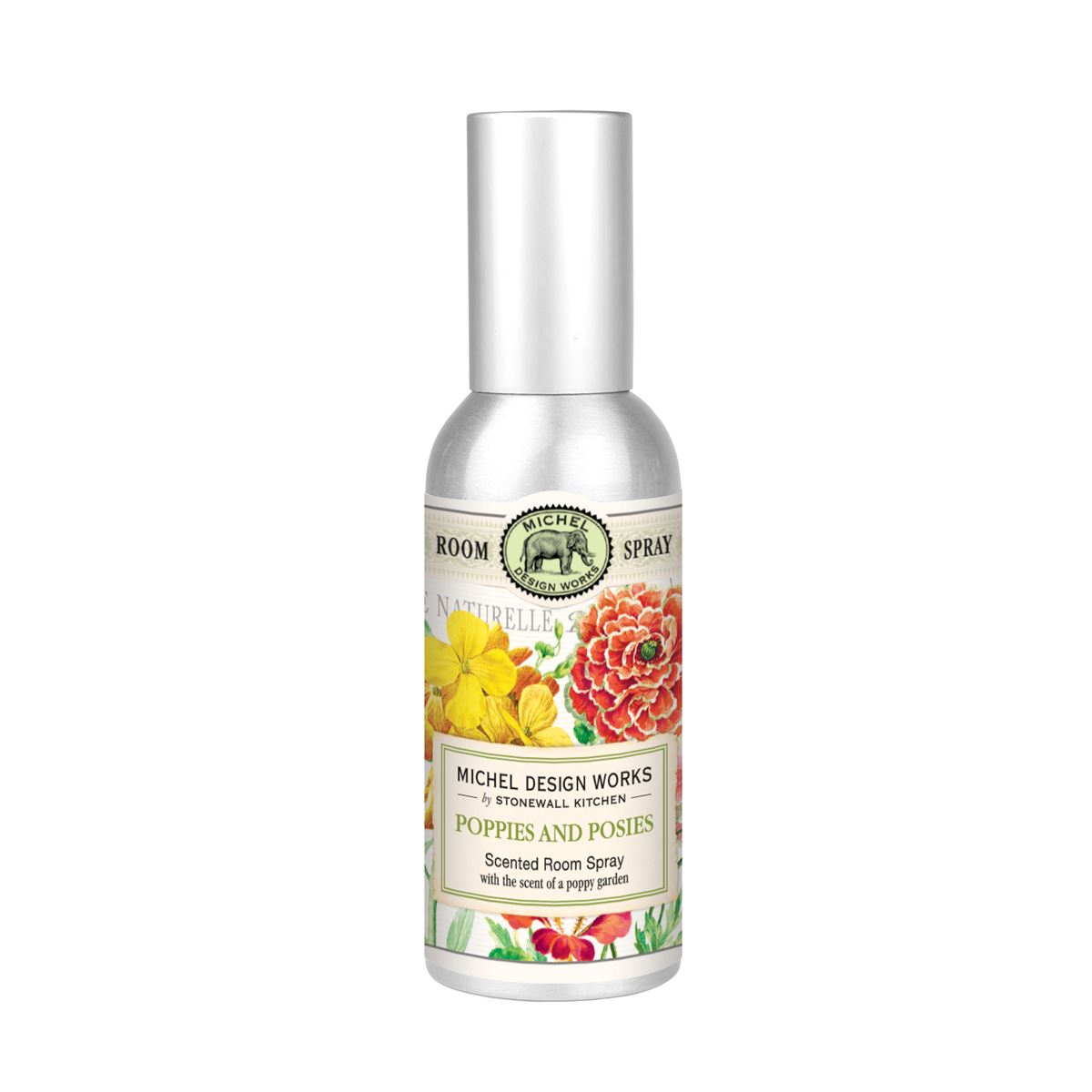 Bottle room spray with clear liquid inside