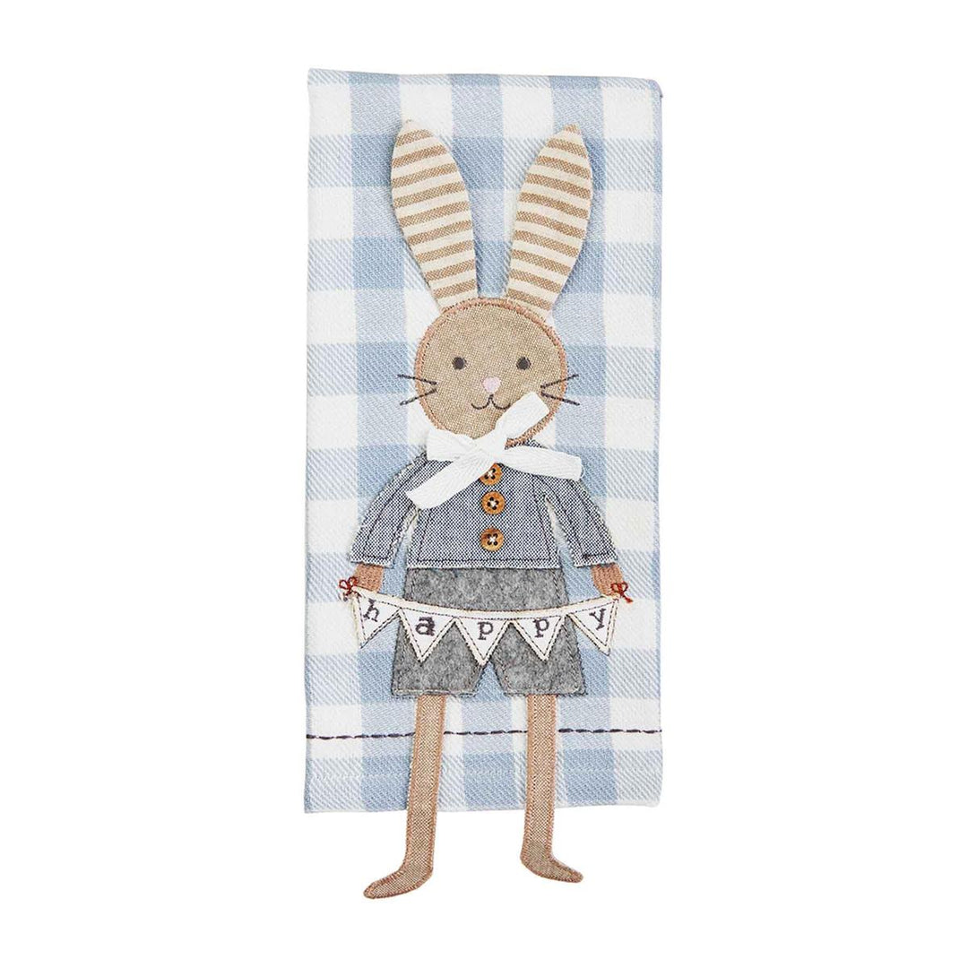 Boy Bunny Dangle Leg Towel