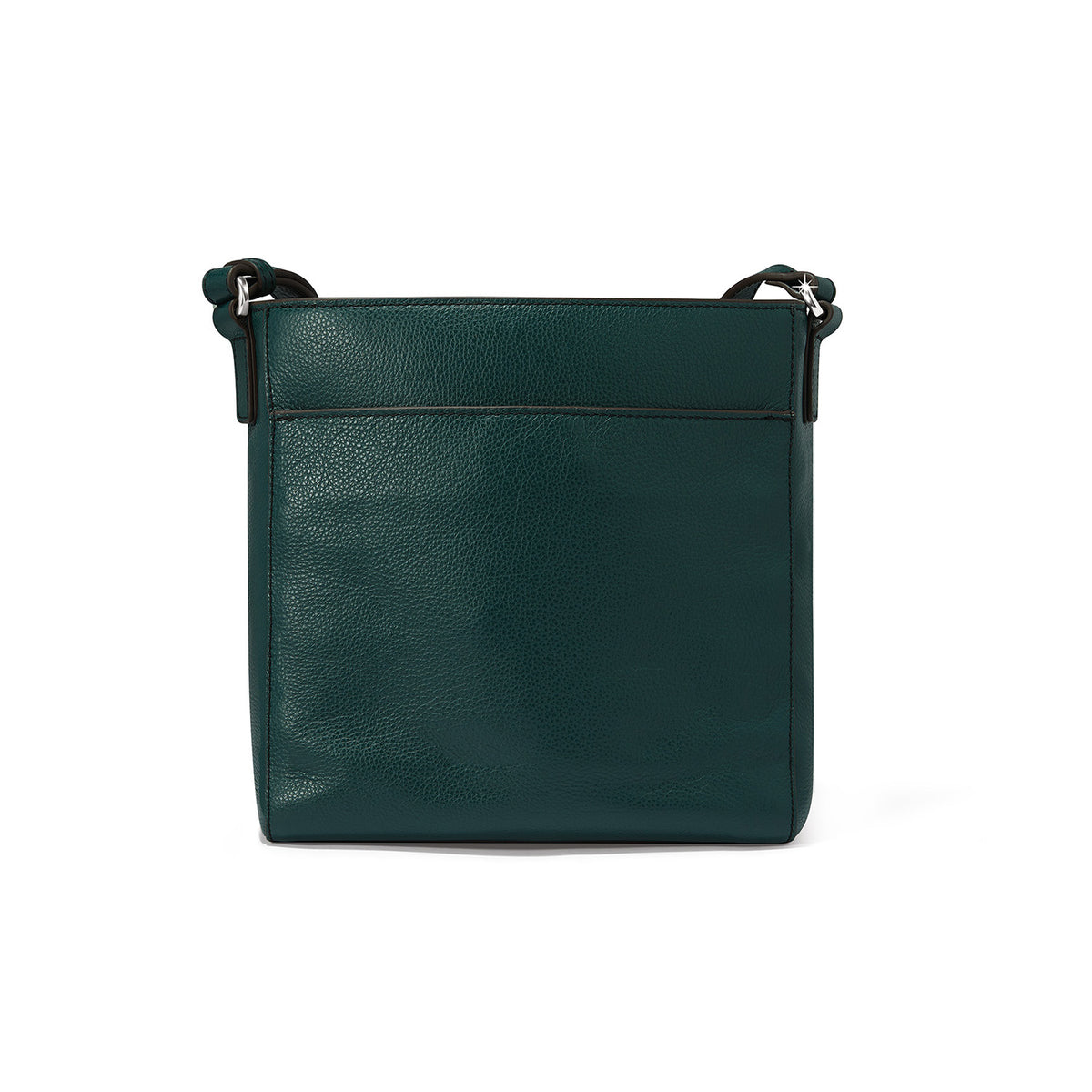 Jewel leather Astrid organizer bag with adjustable strap, ziptop closure, and multiple interior pockets.