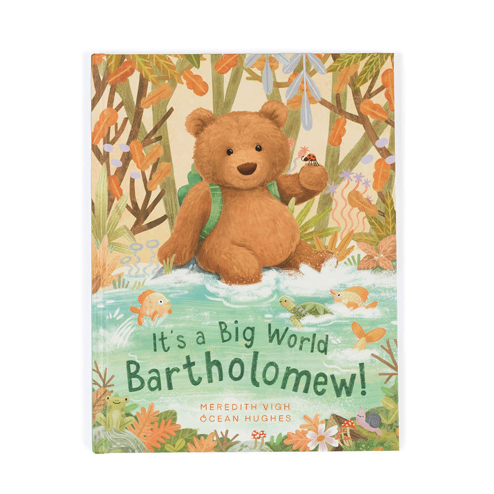 Paperboard book cover featuring Bartholomew Bear in a whimsical illustration style with soft colors.