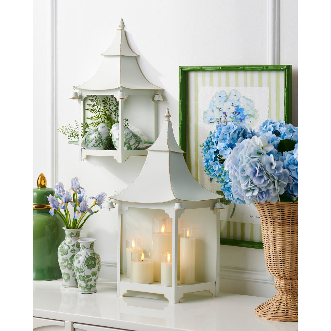 Green Cherry Blossom Bud Vase - Sold Individually