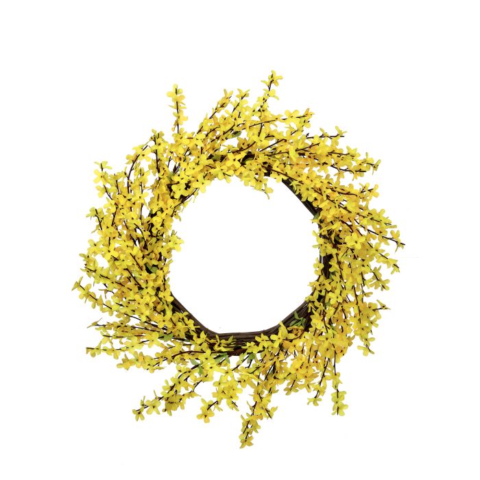 22” Wild Forsythia Wreath