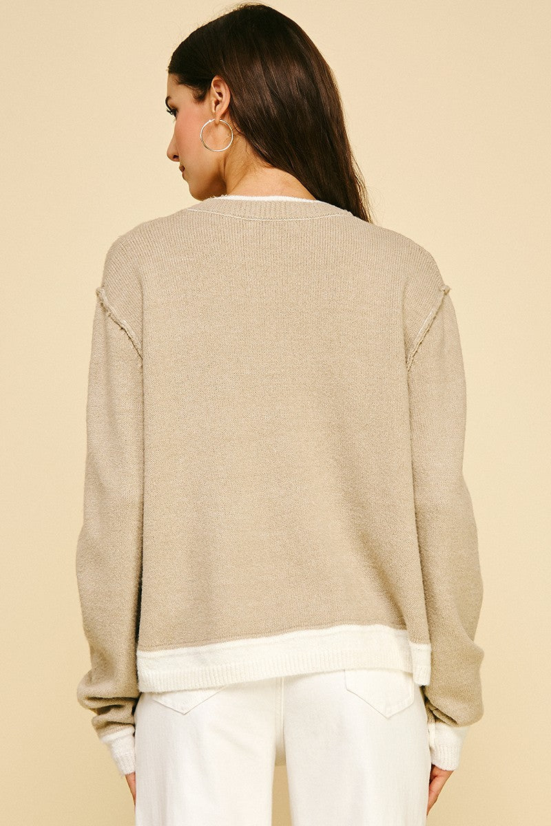 Mia Colorblock Knit Sweater