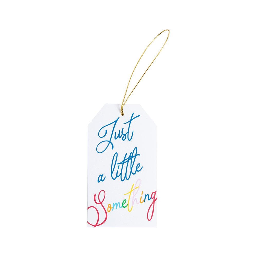 Classic hanging gift tag with printed text on high-quality cardstock paper.