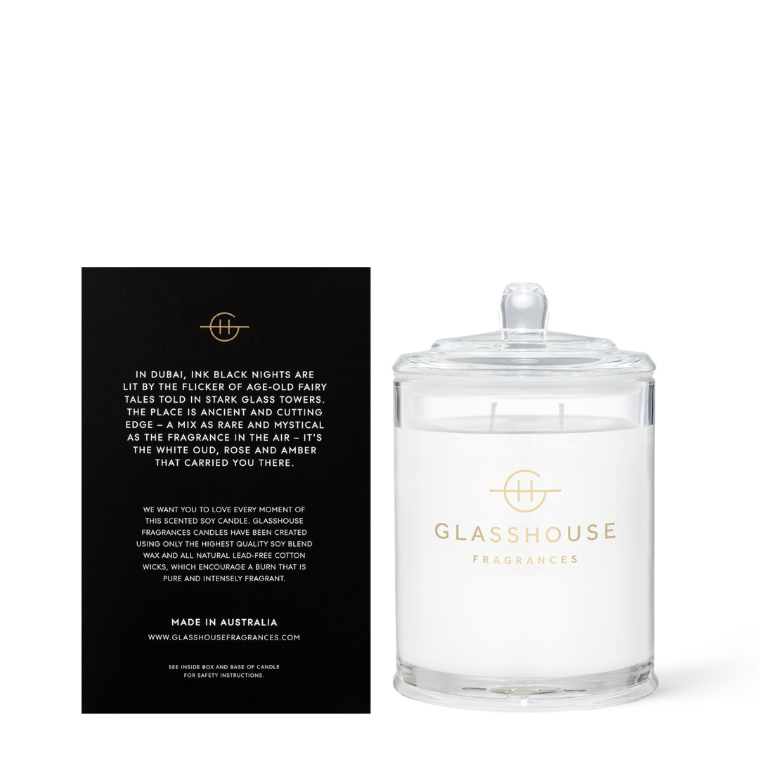 Arabian Nights White Oud Candle