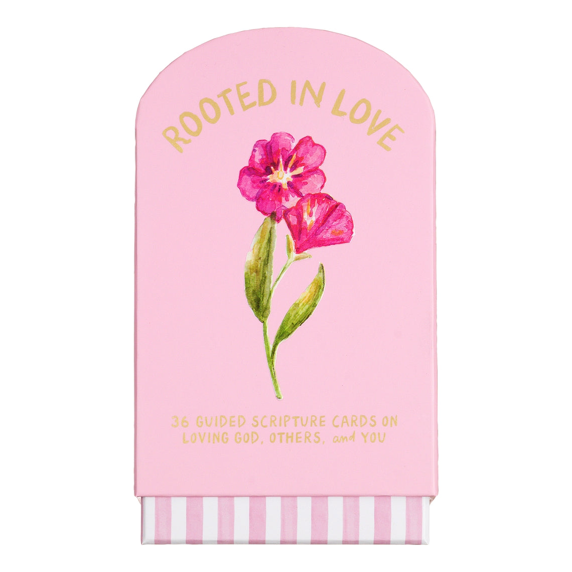 Faith Collection guided cards with stand in natural wood finish featuring inspirational text.