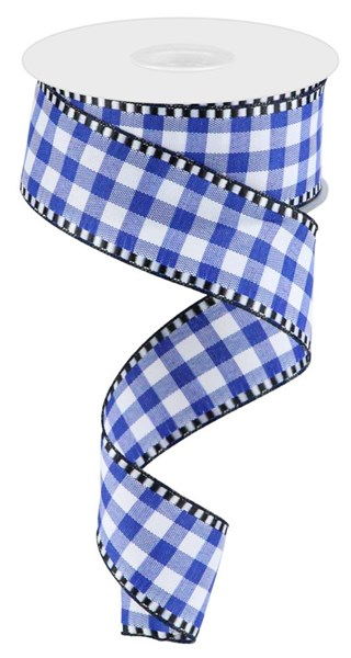 1.5"X10yd Gingham Check