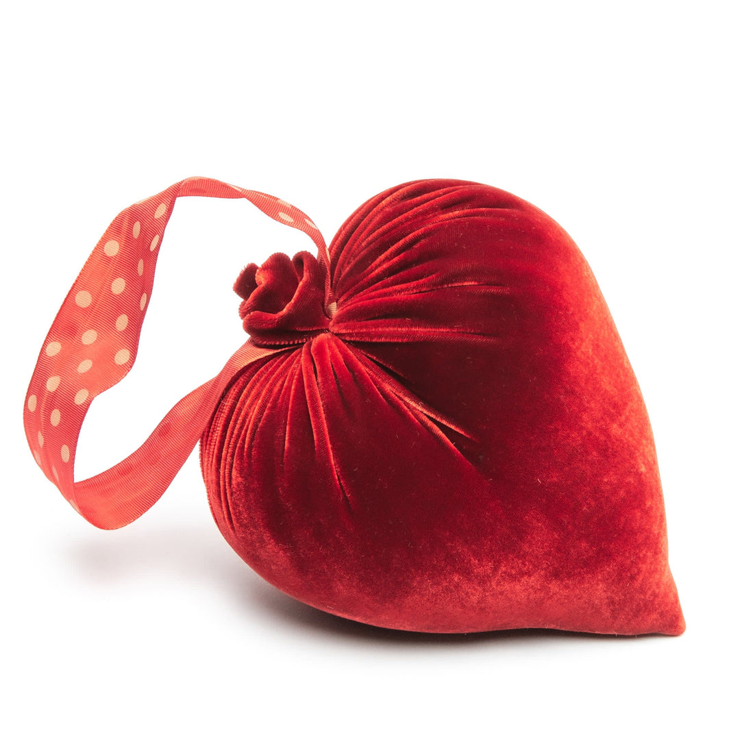 Velvet Heart w/Ribbon
