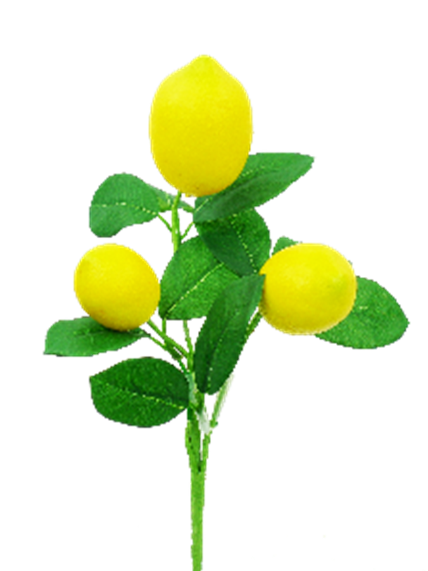 Decorative Lemon Pick vase with a tall cylindrical silhouette in pale yellow ceramic.