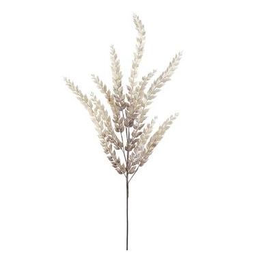 41-inch cream sumac leaf spray with multiple textured branches on a single stem.