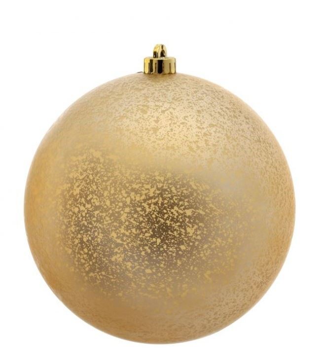 Matte mercury ball ornament with a spherical silhouette measuring approximately 200mm in diameter.