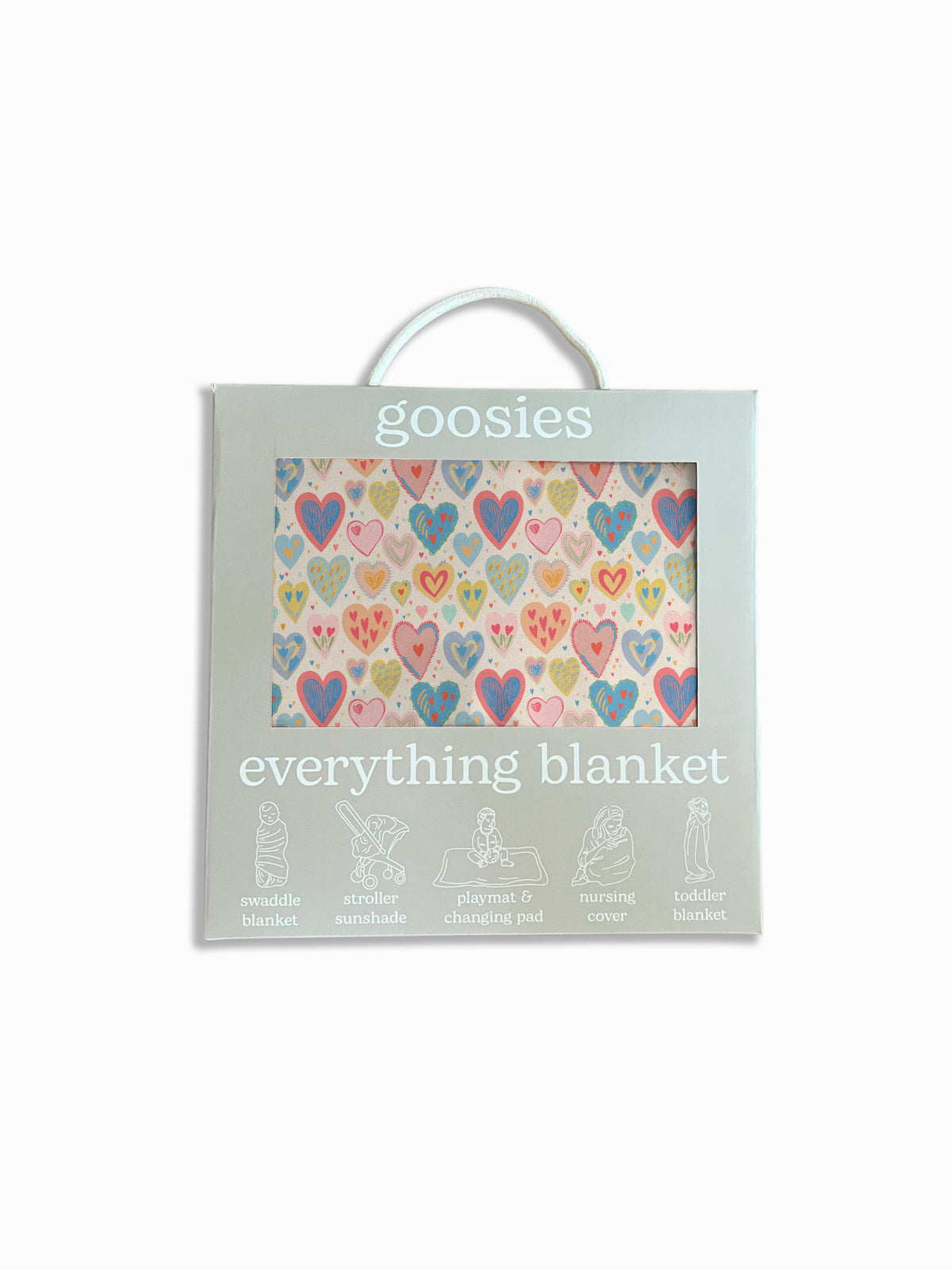 Lovestruck Everything Blanket in bamboo fabric with a soft texture