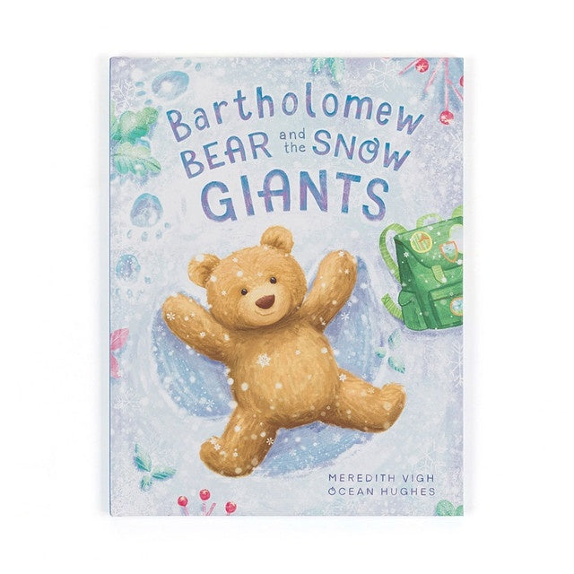 Bartholomew Bear and the Snow Giants book with a bear illustration on the cover