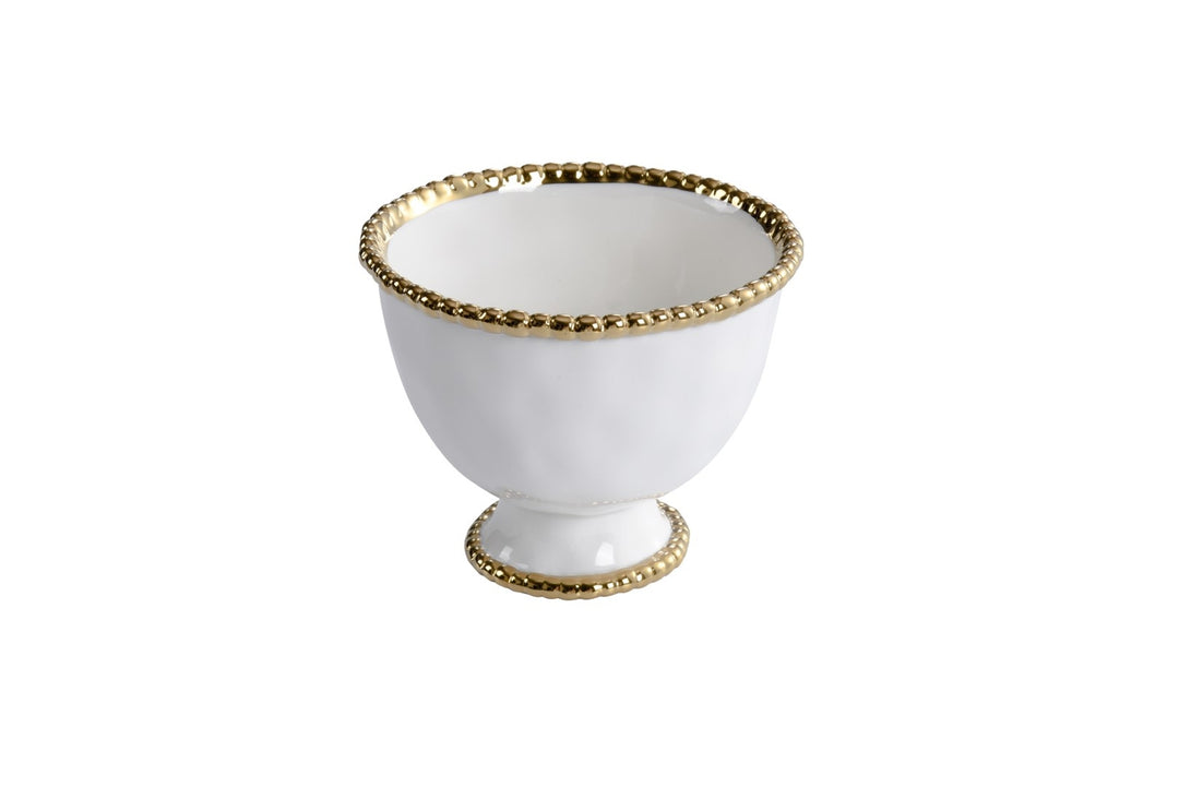 Small Footed Bowl White
