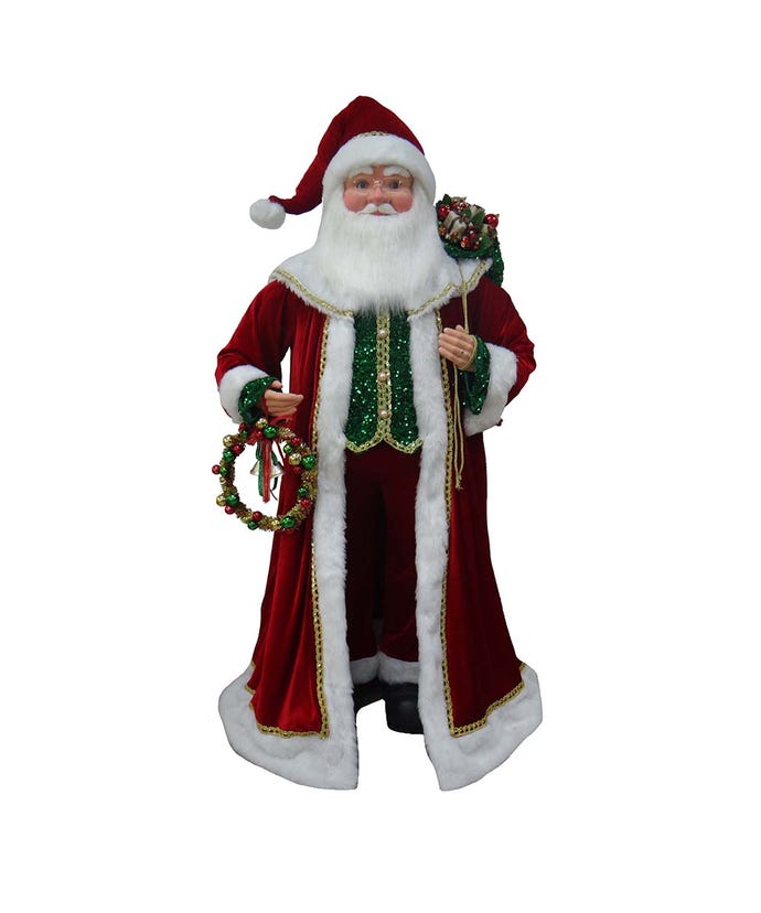 72" KSA Kringles Lifesize Santa