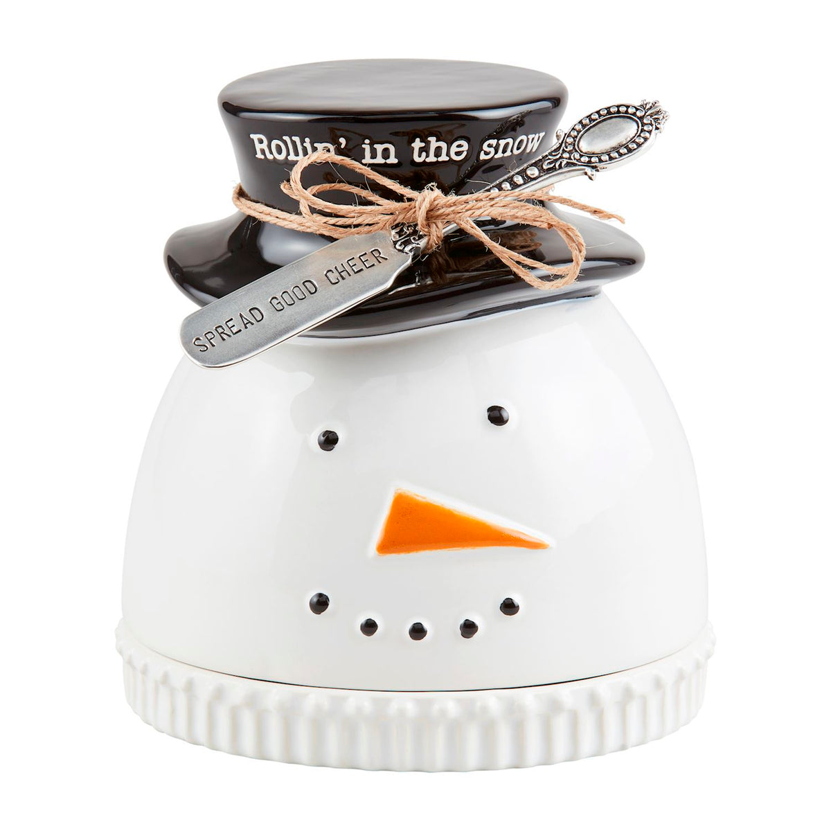 White dolomite cloche with spreader