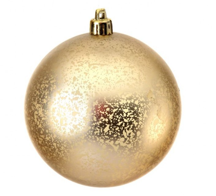 Matte mercury ball ornament with a smooth spherical silhouette measuring approximately 200mm in diameter.