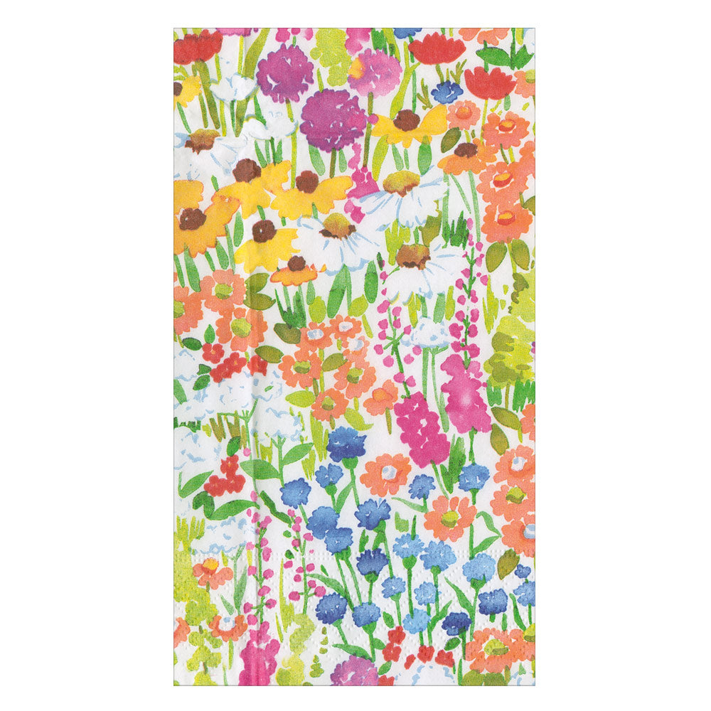 White paper guest towel with subtle printed texture in rectangular shape.