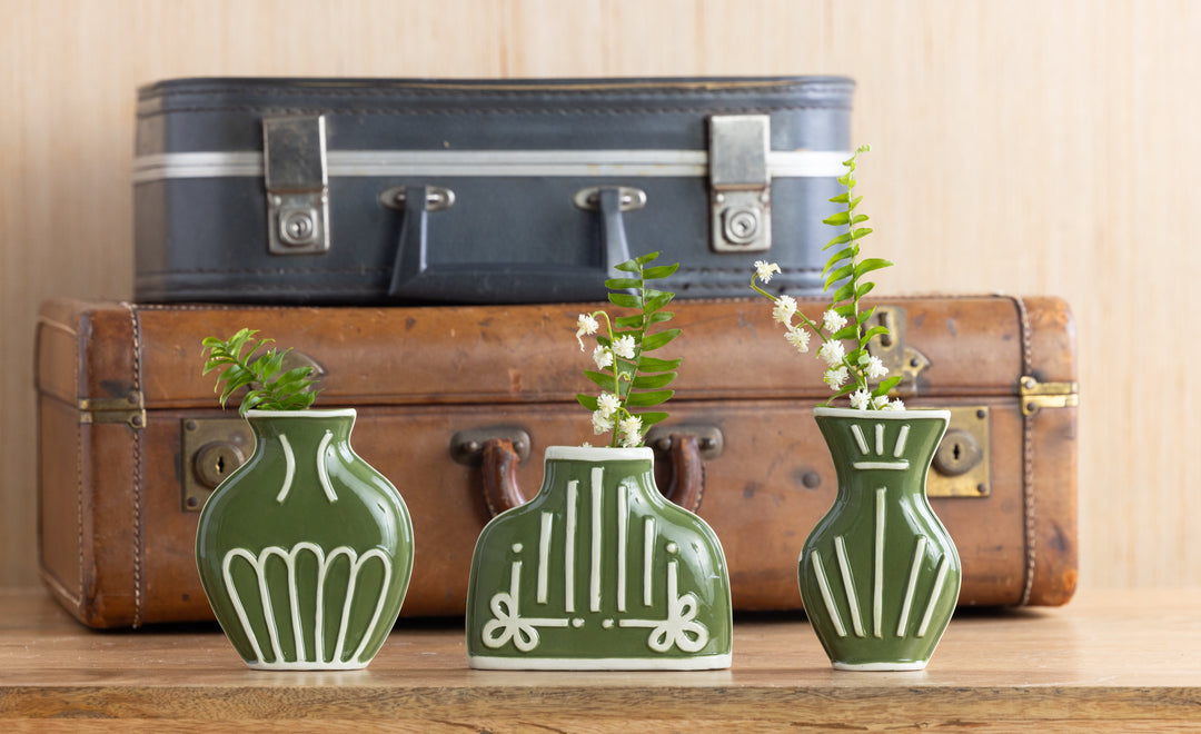 Dol Flat Vases - Sold Individually