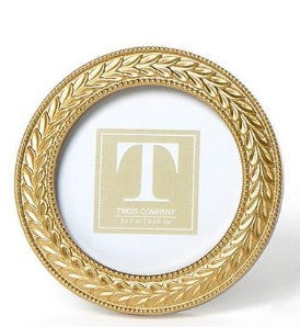 Laurel Wreath Gold Photo Frames - Sold Individually