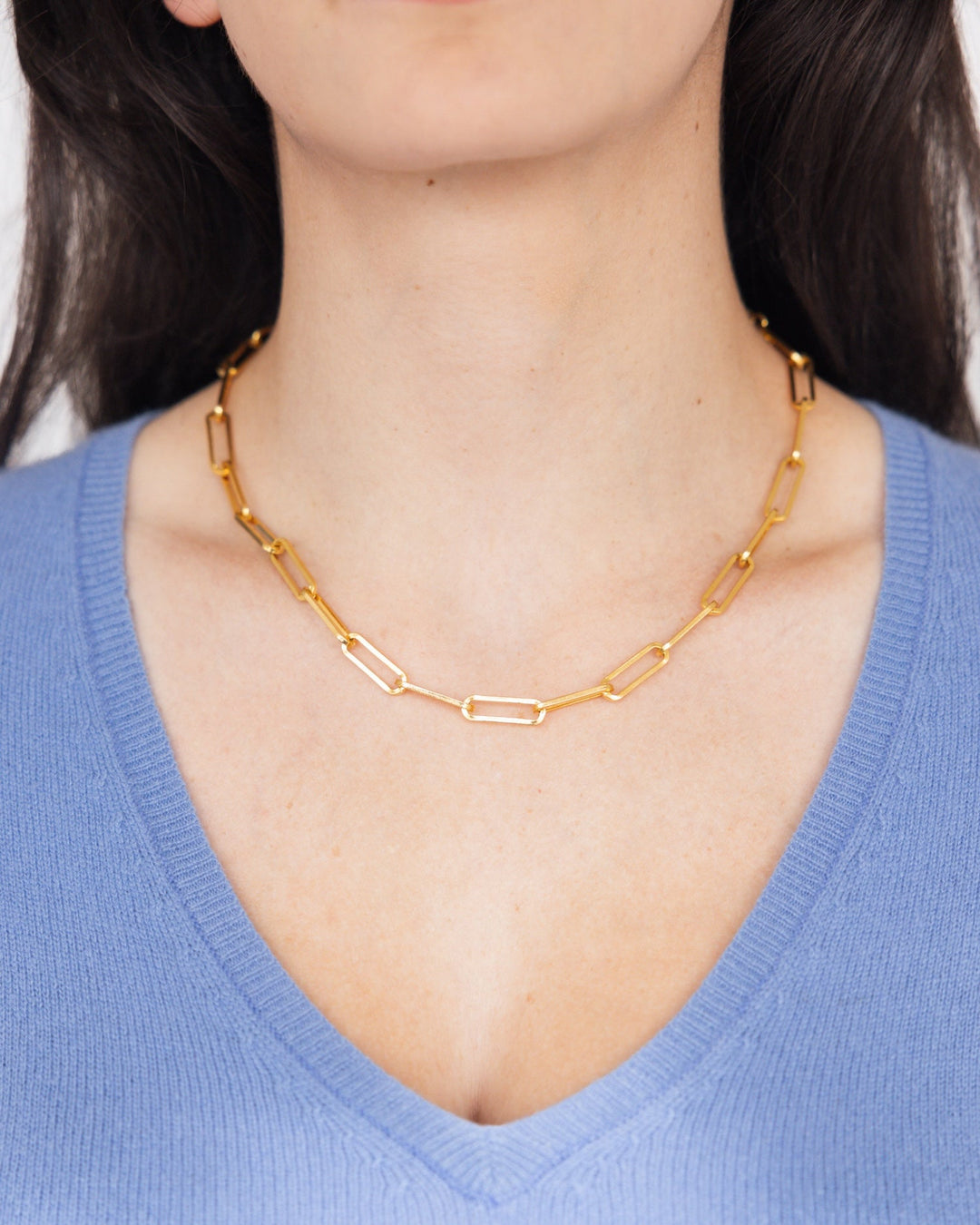 Large Paperclip Necklace