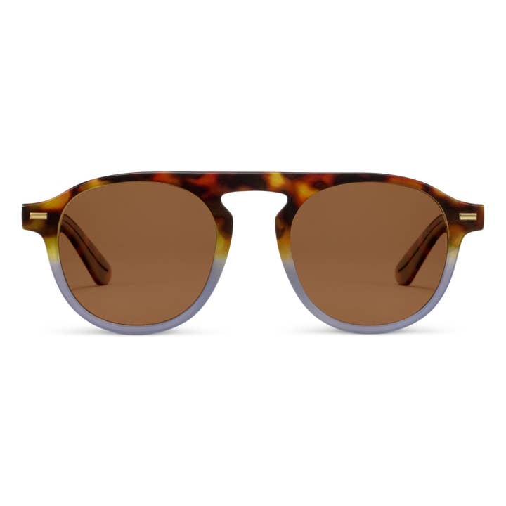 Neptune Bifocal Sun sunglasses with polycarbonate frames in black featuring polarized lenses and spring hinges.
