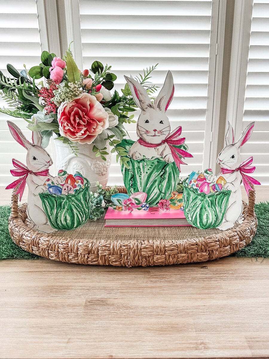 Beck's Cabbage Bunnies easel display sold individually