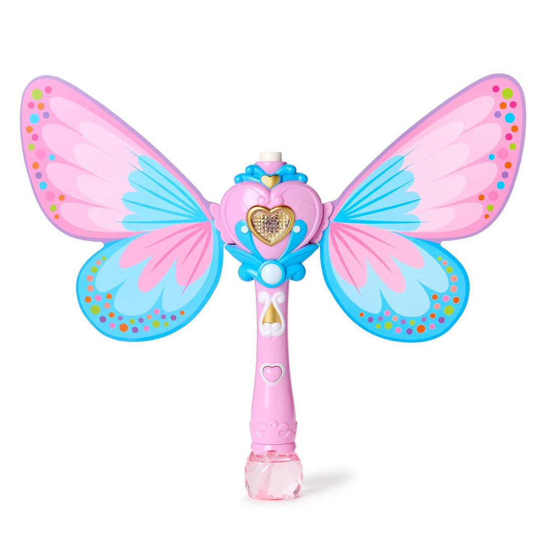 Fairy Butterfly LED Illuminating Bubble Wand Blower  In Gift Box
