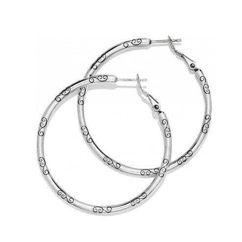 Large Earring Charm Hoops