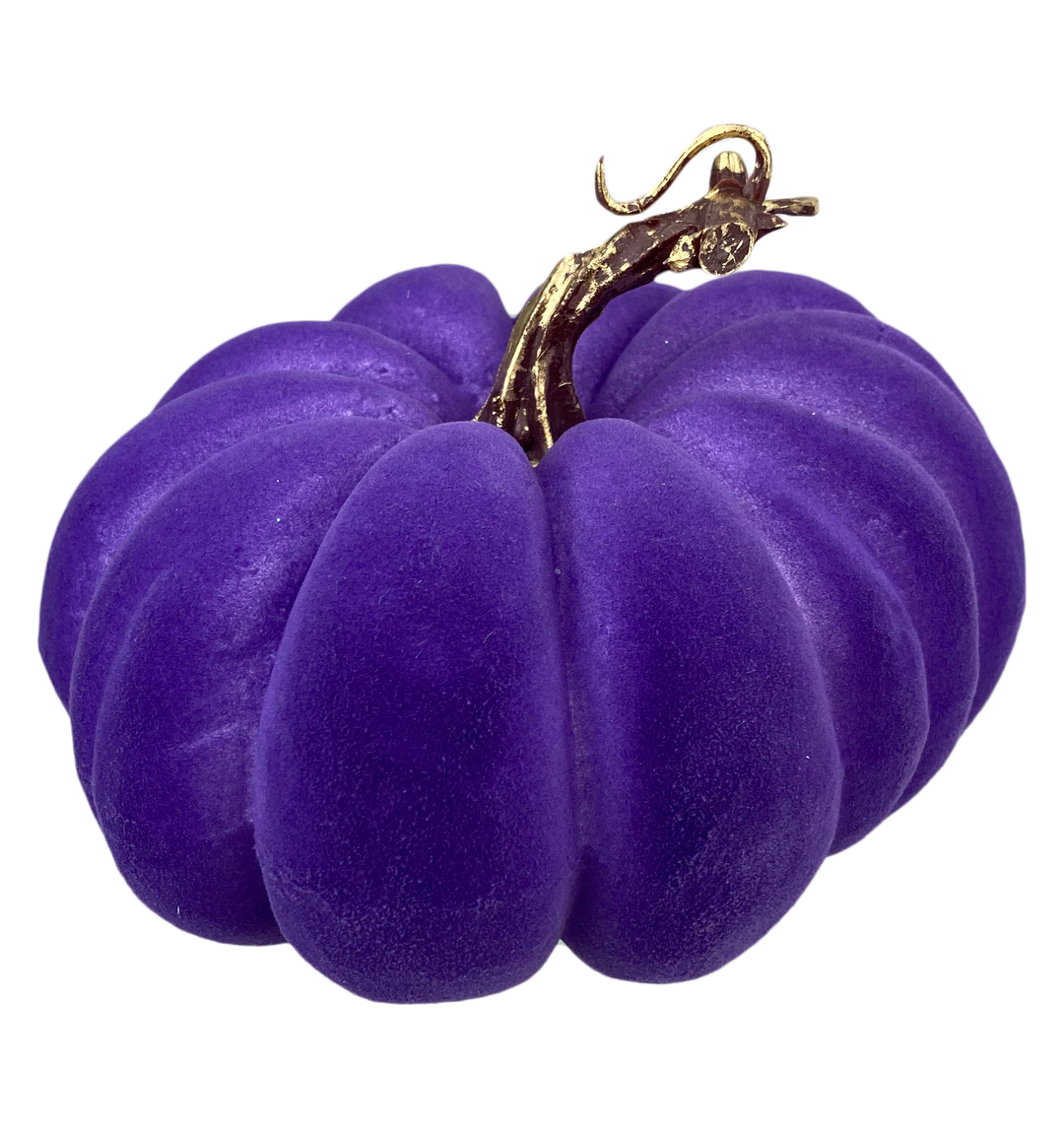 Flocked Pumpkin
