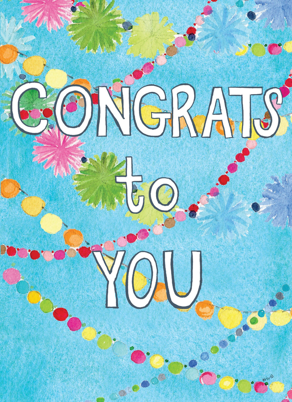 A6 white greeting card with illustrated stars inside reading Celebrating with you! and Psalm 118:24.