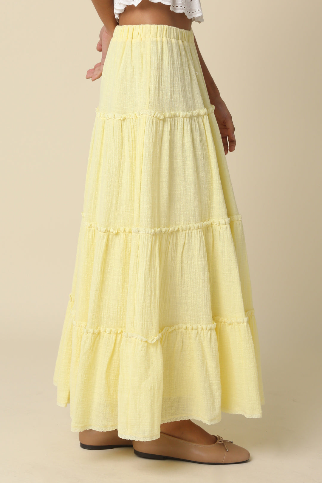 Brooke Tiered Maxi Skirt